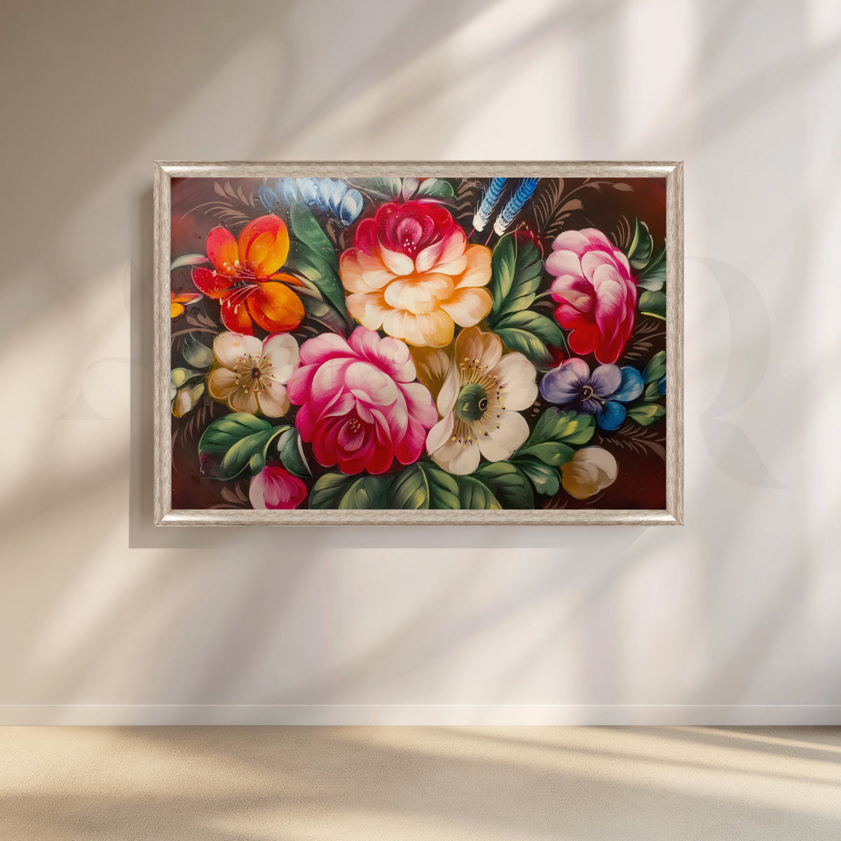 Floral Bouquet Canvas Artwork – Asha Art Studio – Image 4