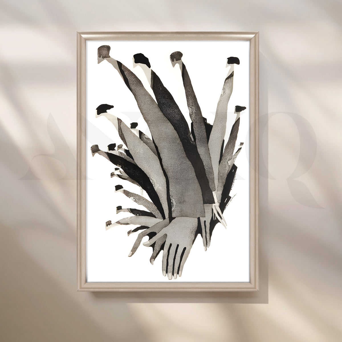 Figurative Abstract Canvas Artwork – Asha Art Studio – Image 4