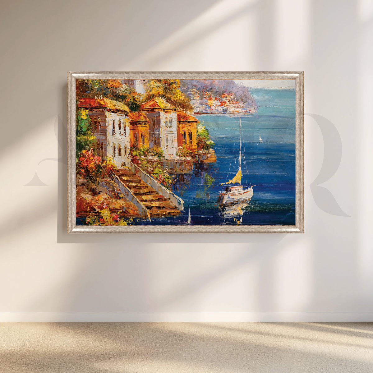 Where City Meets Shoreline Artwork – Asha Art Studio – Image 4