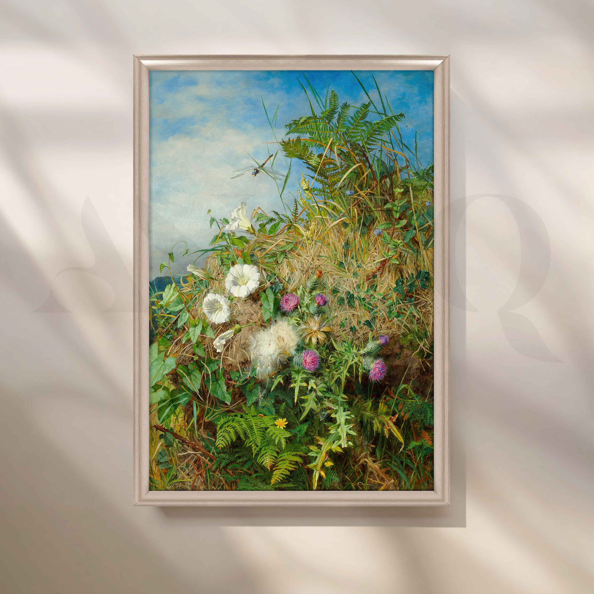 Wild Meadow Botanical Canvas Artwork – Asha Art Studio – Image 4