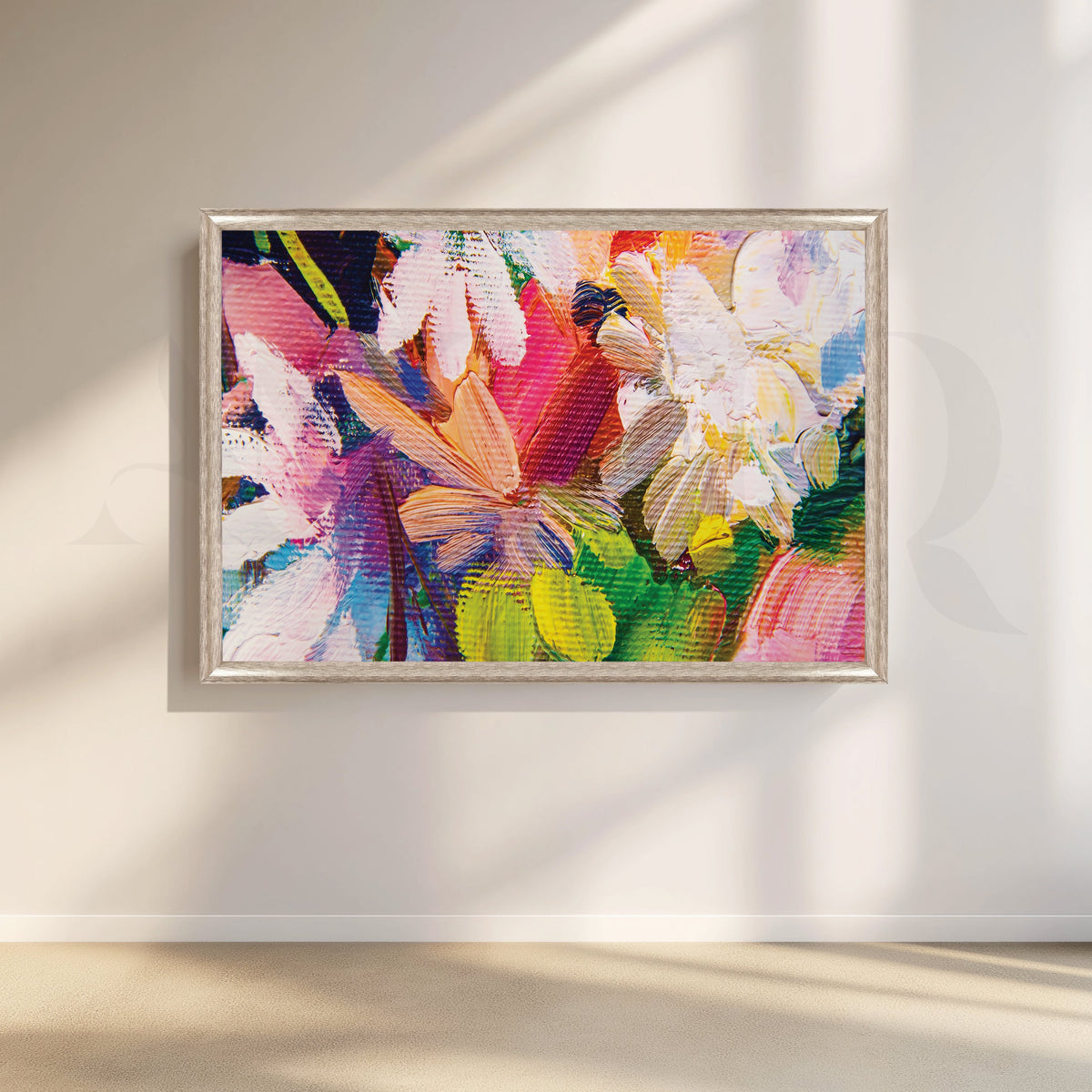 Lily Bouquet Symphony Canvas Artwork – Asha Art Studio – Image 4