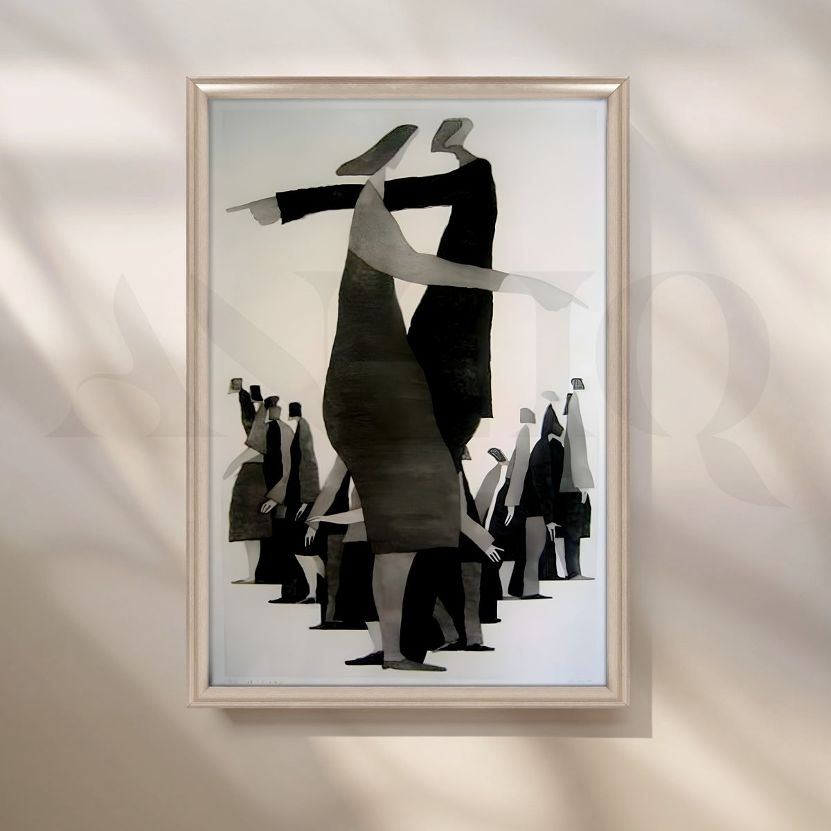 Contemporary Figurative Canvas Artwork – Asha Art Studio – Image 4