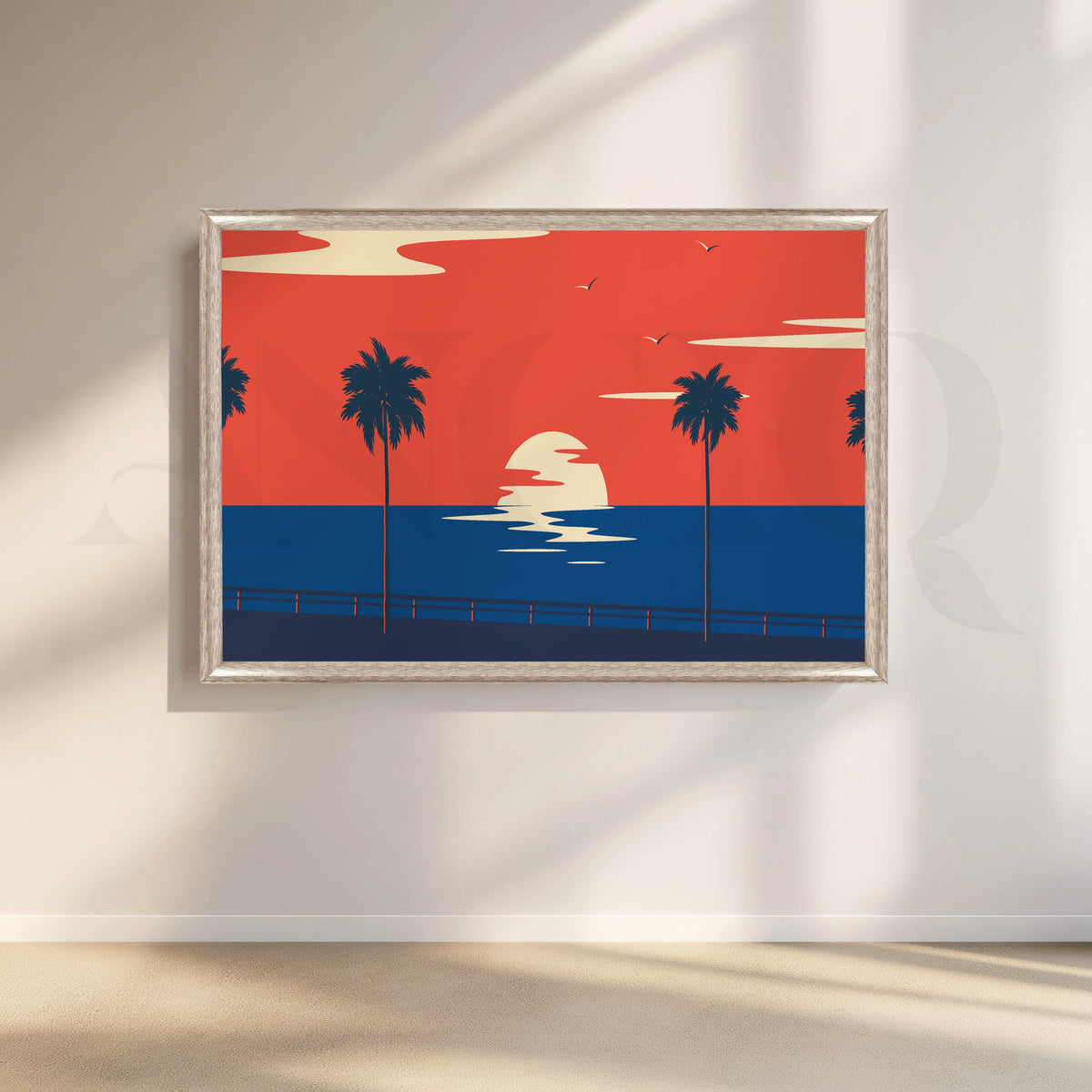 Radiant Horizons Canvas Artwork – Asha Art Studio – Image 4