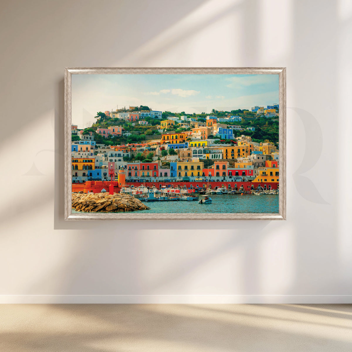 Rainbow Harbor Canvas Artwork – Asha Art Studio – Image 4