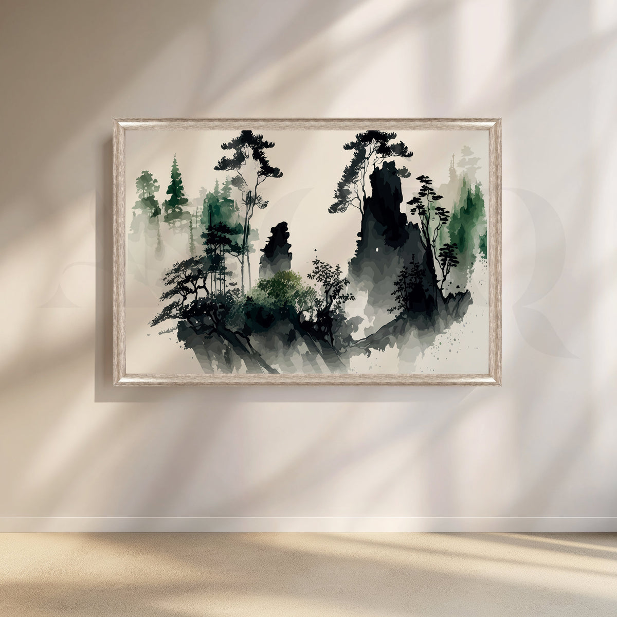 Majestic Silhouette Canvas Artwork – Asha Art Studio – Image 4