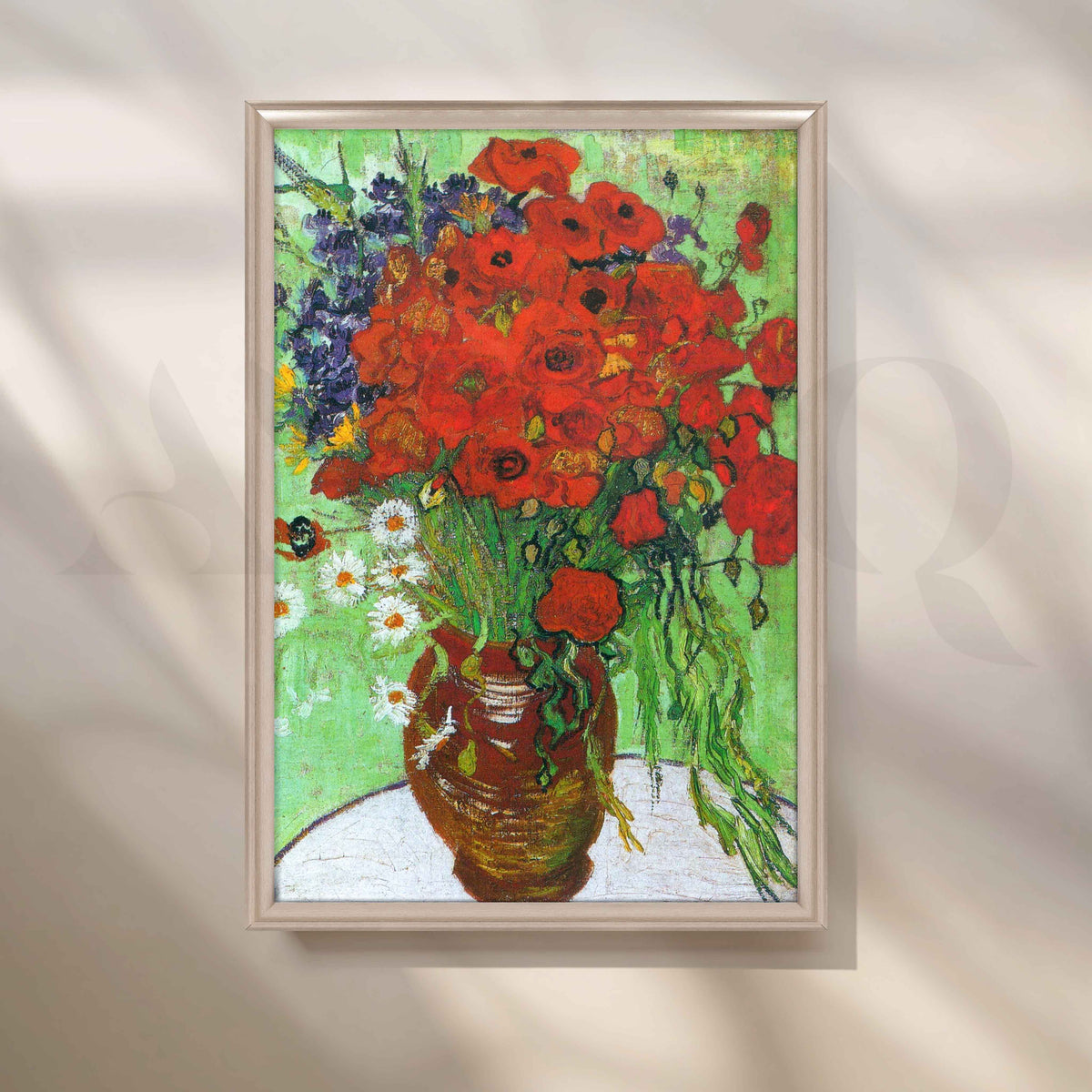 Van Gogh Red Poppies Canvas Artwork – Asha Art Studio – Image 4