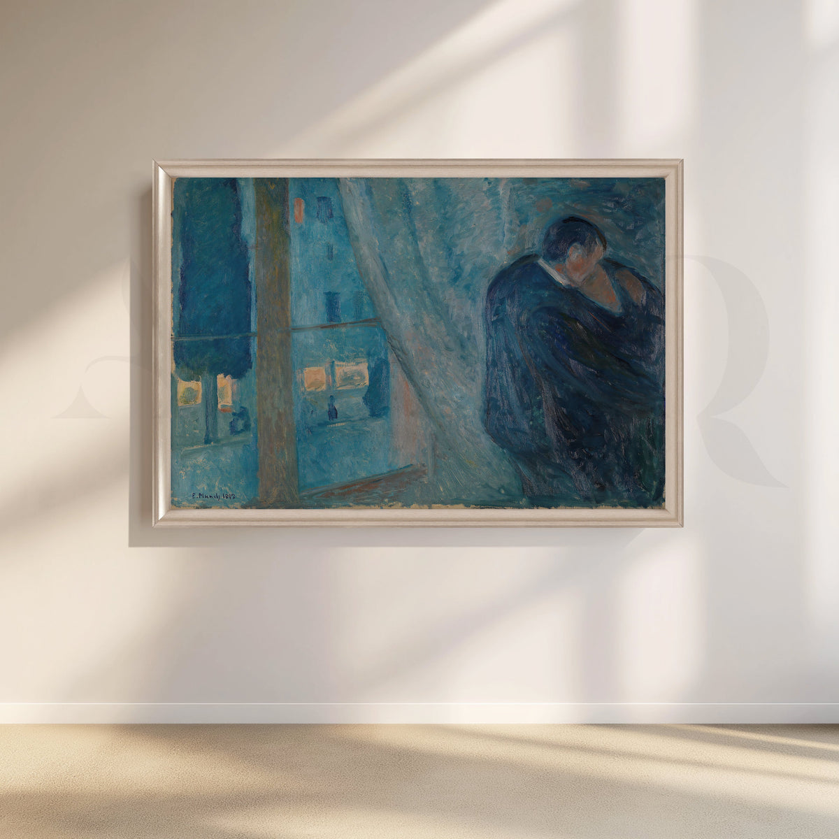 Kiss by the Window (Edvard Munch) Canvas Artwork – Asha Art Studio – Image 4