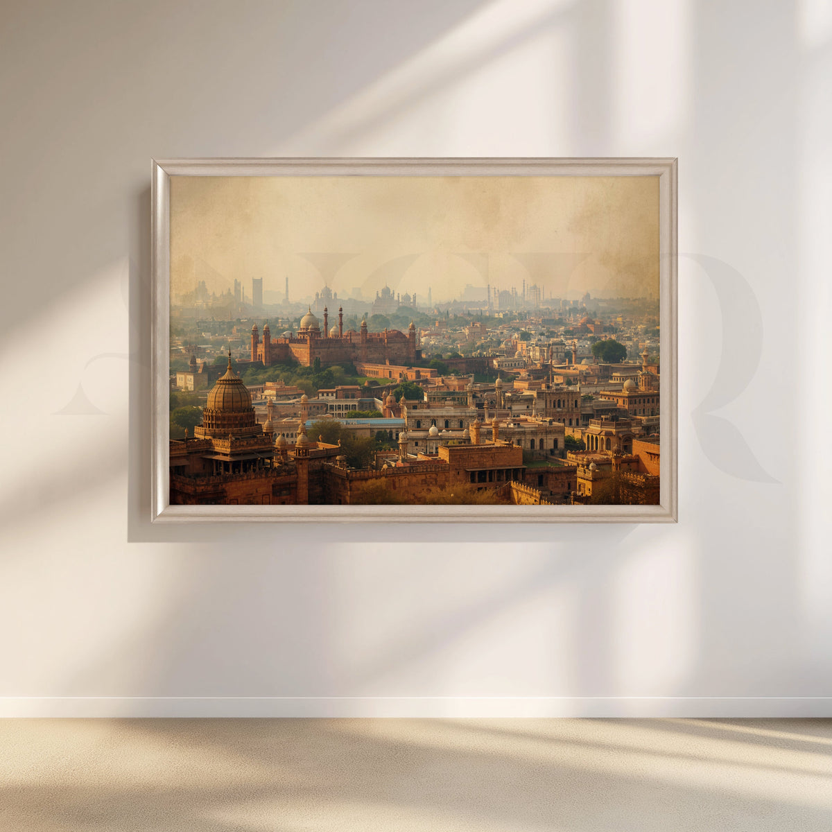 Delhi Heritage Skyline Canvas Artwork – Asha Art Studio – Image 4