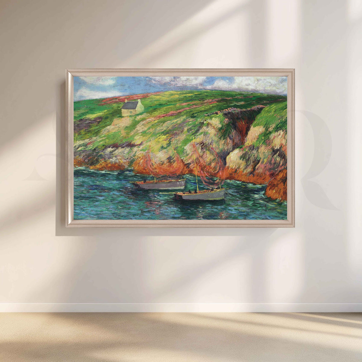 Henri Moret Coastal Cliff Canvas Artwork – Asha Art Studio – Image 4