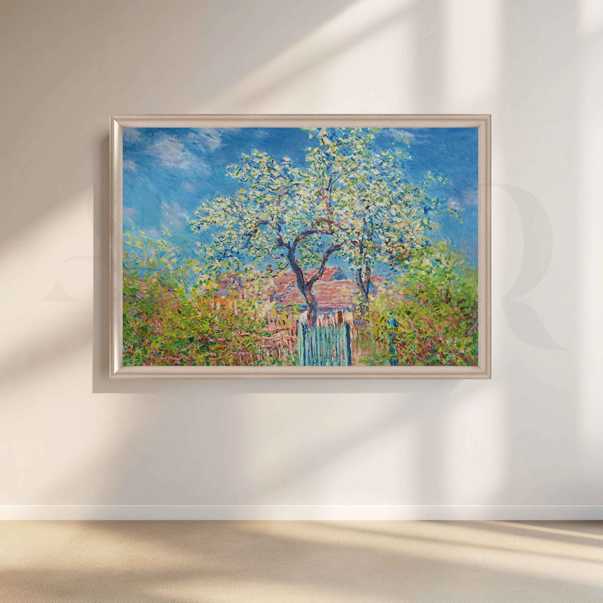 Blossoming Garden Tree Impressionist Canvas Artwork – Asha Art Studio – Image 4