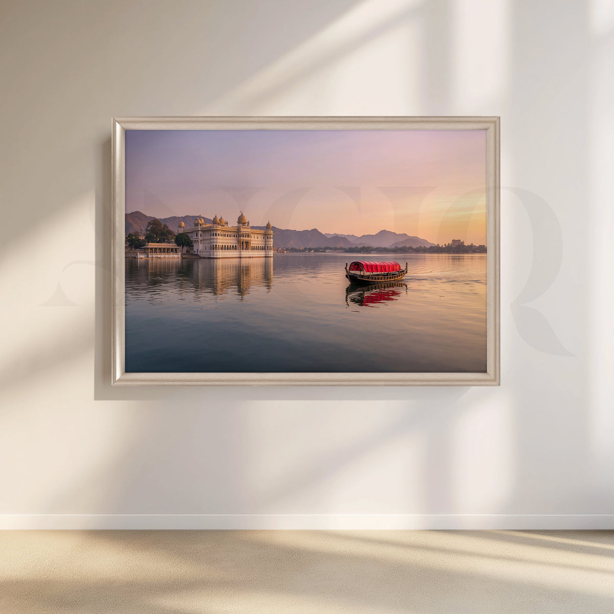 Udaipur Sunset Canvas Artwork – Asha Art Studio – Image 4