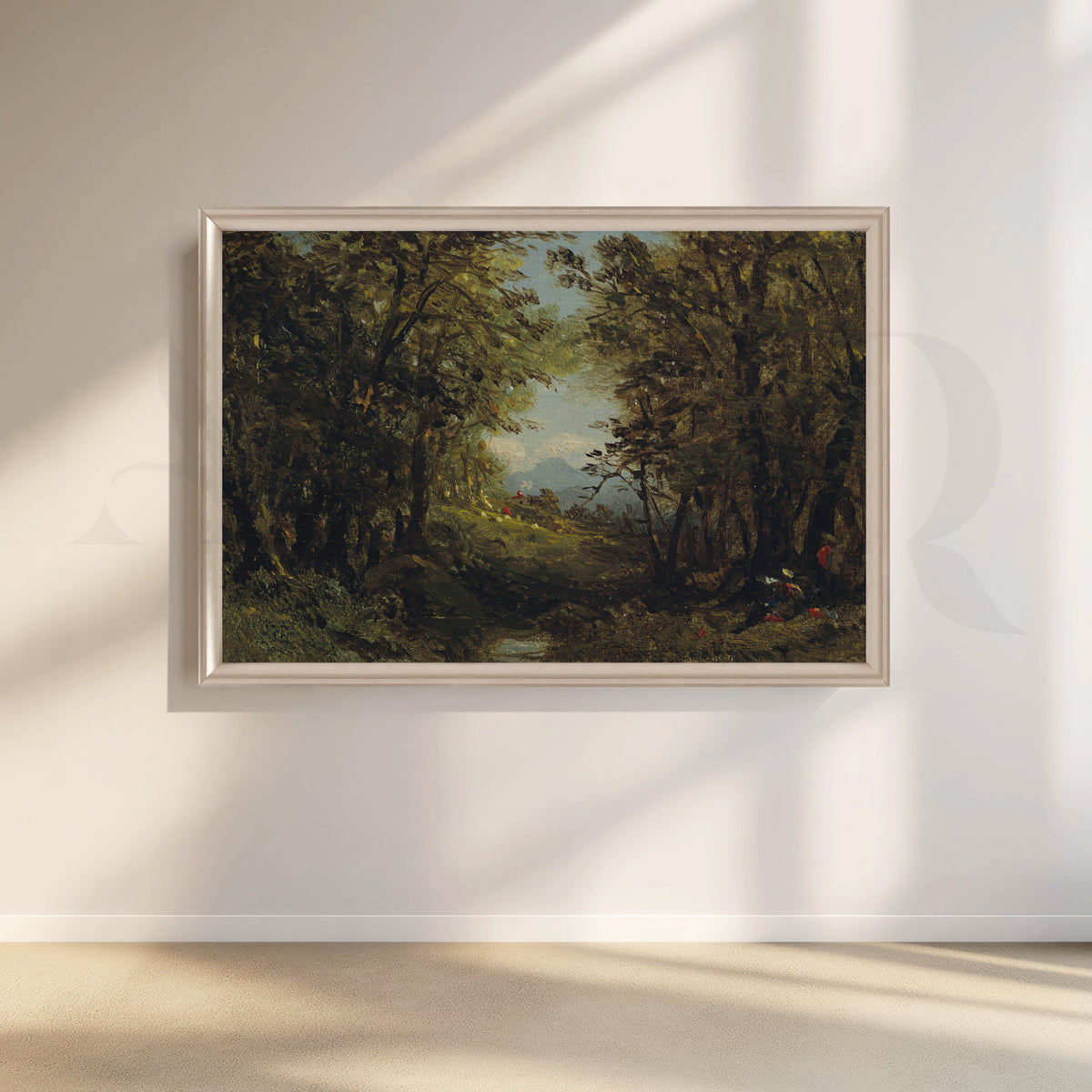 Forest Window View Canvas Artwork – Asha Art Studio – Image 4