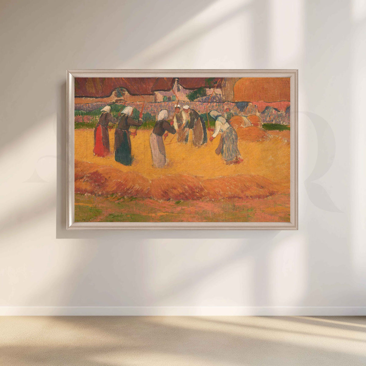 Henri Moret Harvest Field Canvas Artwork – Asha Art Studio – Image 4