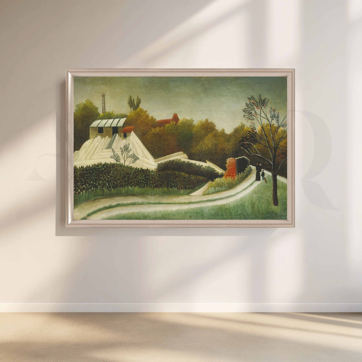 Quiet Countryside Garden Canvas Artwork – Asha Art Studio – Image 4