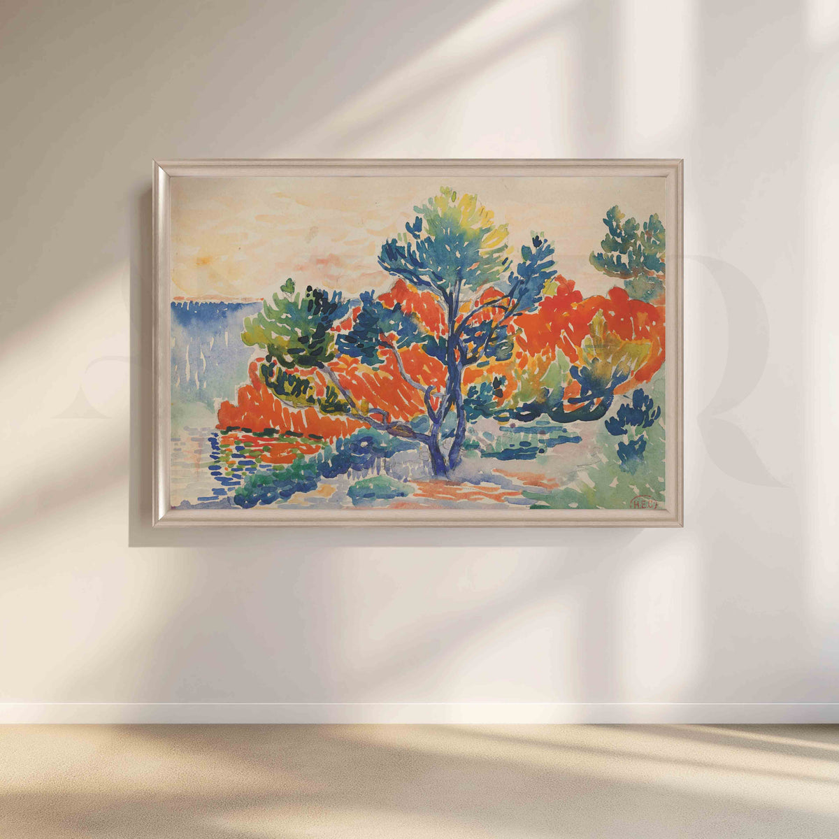 Mediterranean Pines Canvas Artwork – Asha Art Studio – Image 4