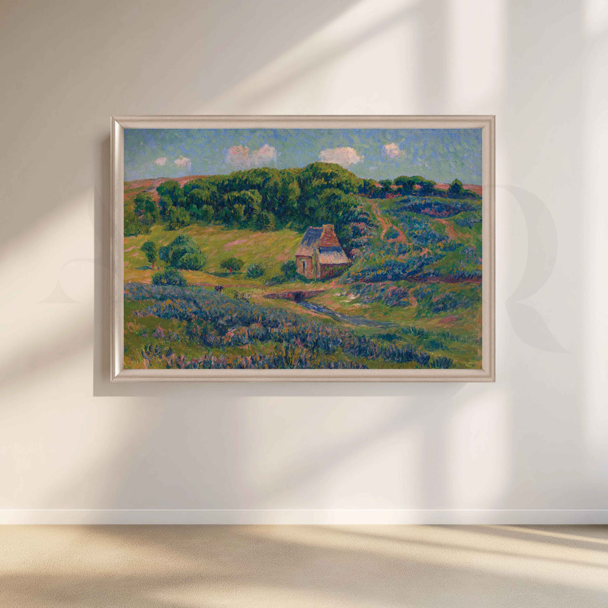 Impressionist Countryside Cottage Canvas Artwork – Asha Art Studio – Image 4