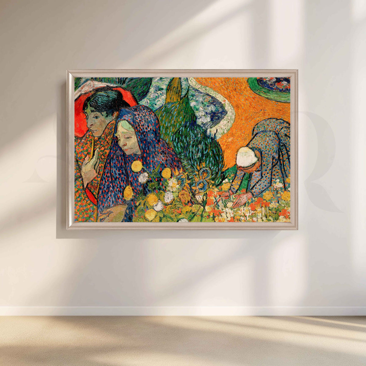 Van Gogh Garden Figures Canvas Artwork – Asha Art Studio – Image 4