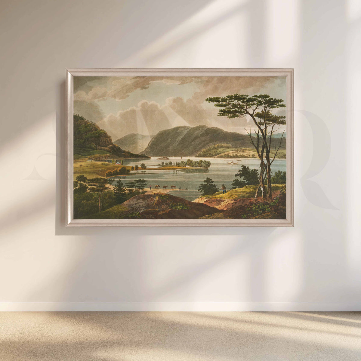 Classical Lake Valley Canvas Artwork – Asha Art Studio – Image 4