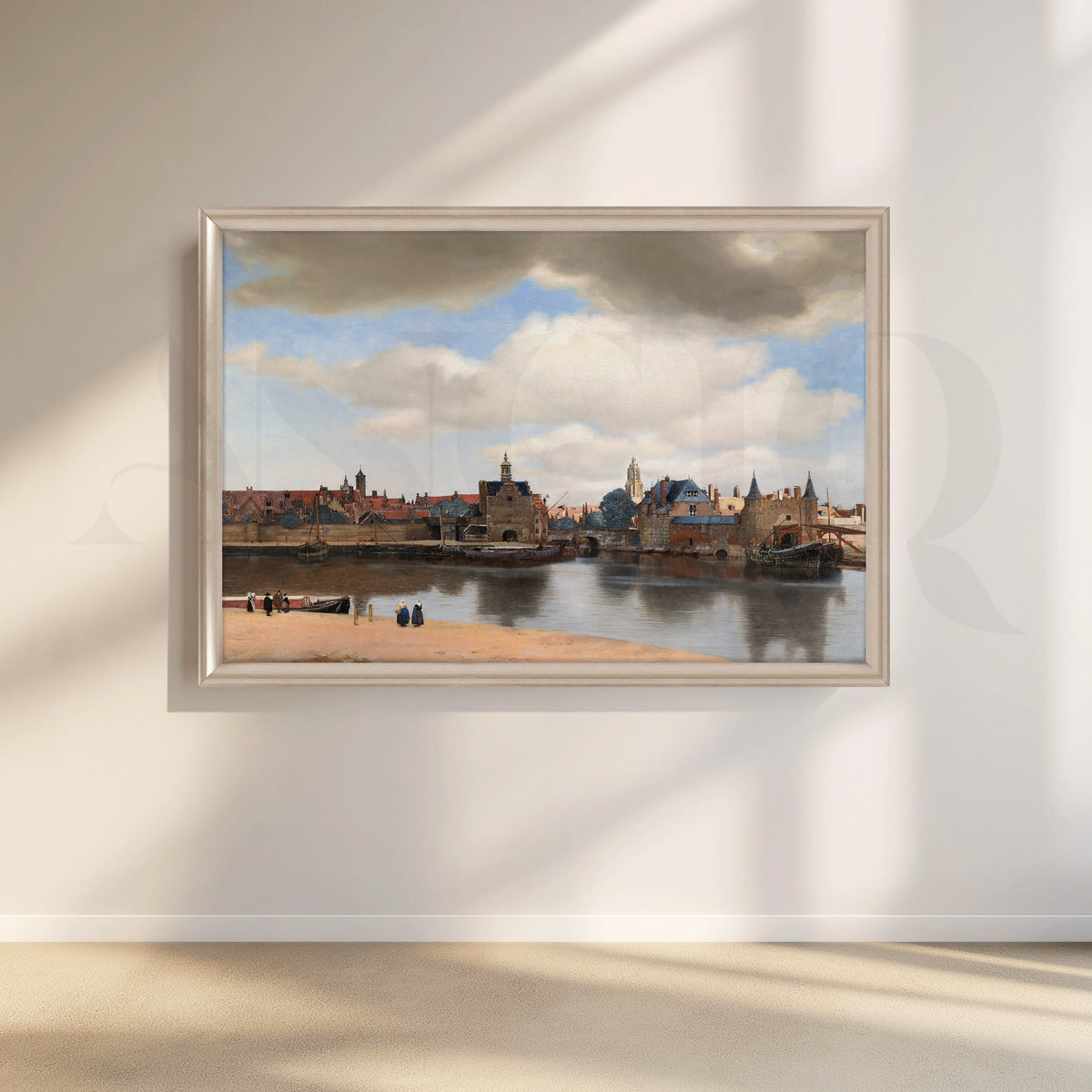 View of Delft by Vermeer Canvas Artwork – Asha Art Studio – Image 4