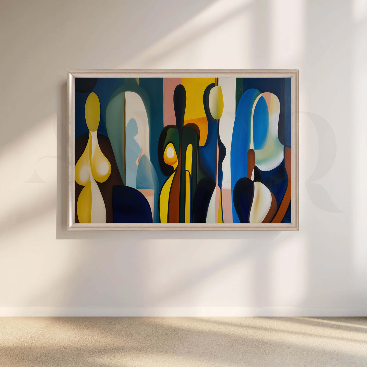 Abstract Figurative Modern Canvas Artwork – Asha Art Studio – Image 4