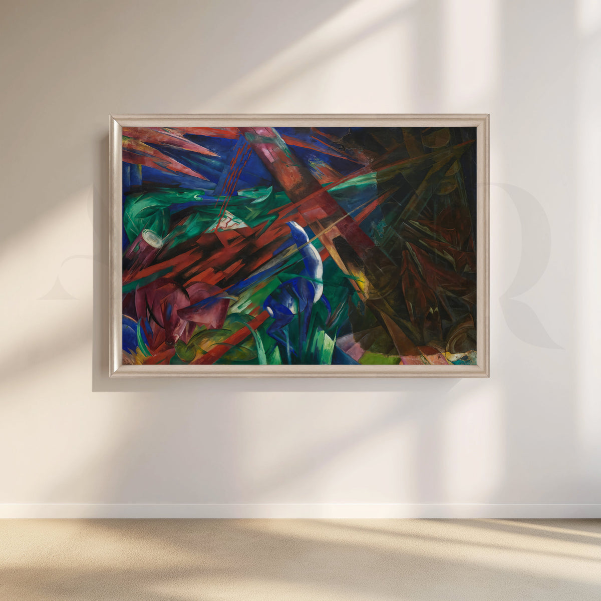 Dynamic Expressionist Canvas Artwork – Asha Art Studio – Image 4