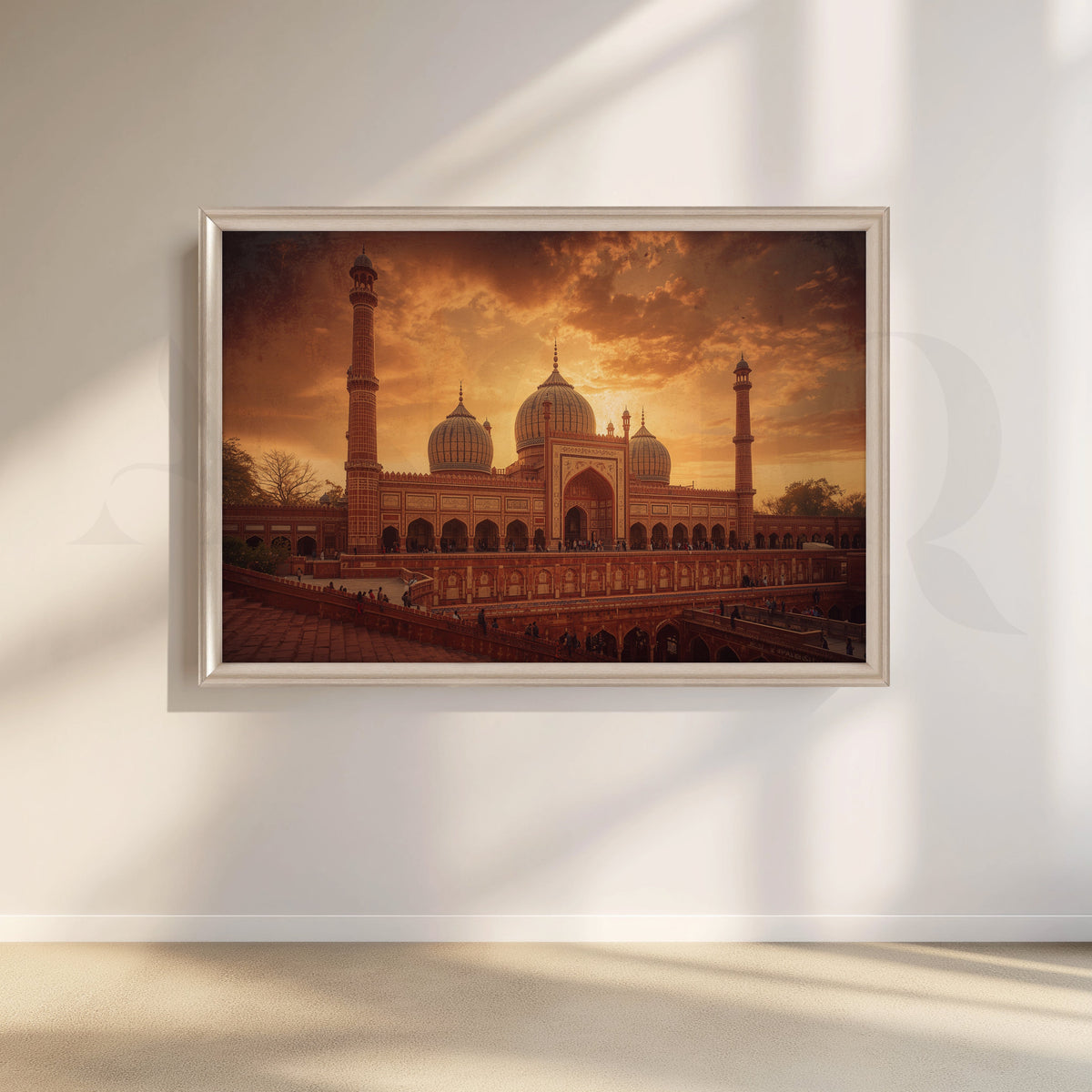 Mosque Sunset Canvas Artwork – Asha Art Studio – Image 4