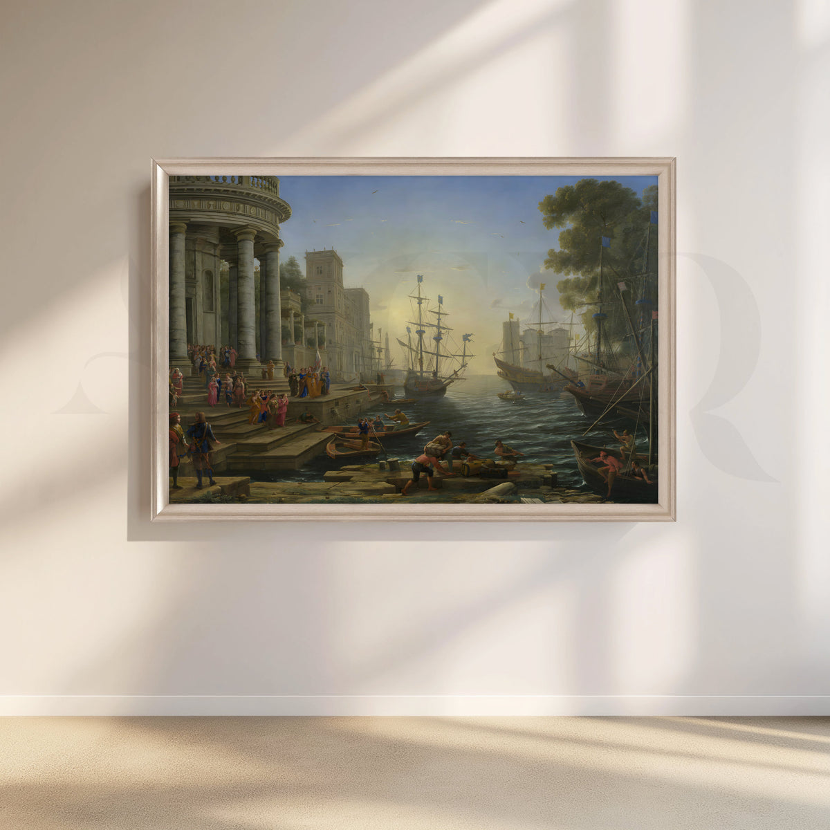 Grand Port of Antiquity Canvas Artwork – Asha Art Studio – Image 4
