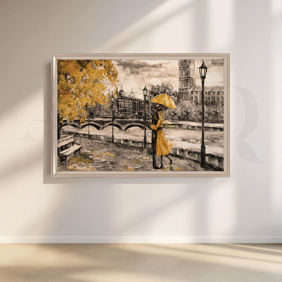 Romantic Rendezvous Canvas Artwork – Asha Art Studio – Image 4