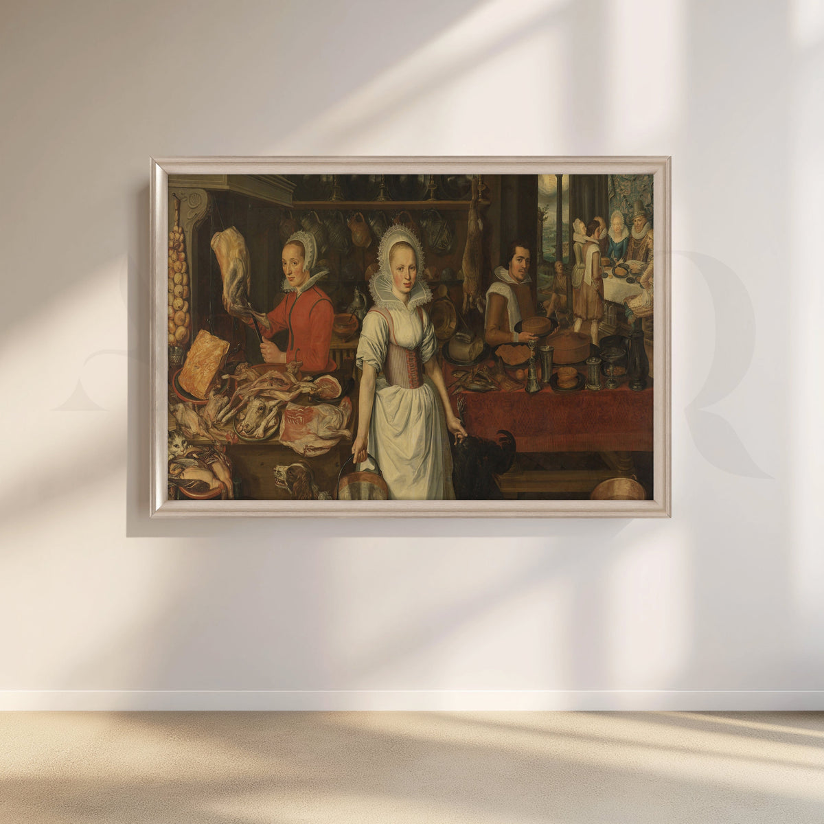 Rich man and poor Lazarus Canvas Artwork – Asha Art Studio – Image 4