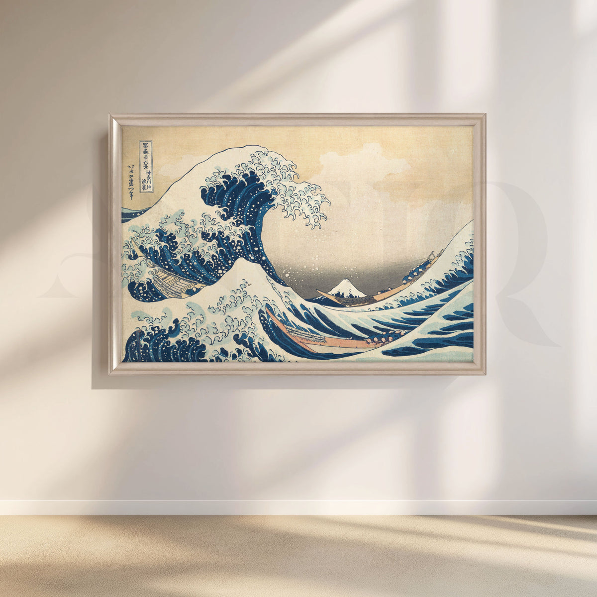 The Great Wave off Kanagawa Canvas Artwork – Asha Art Studio – Image 4