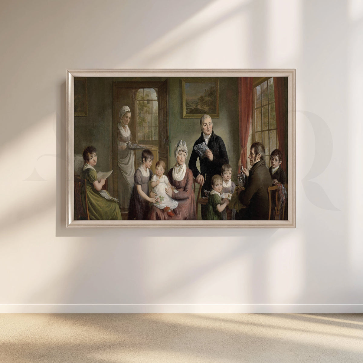 Family of Adrianus Bonebakker Canvas Artwork – Asha Art Studio – Image 4