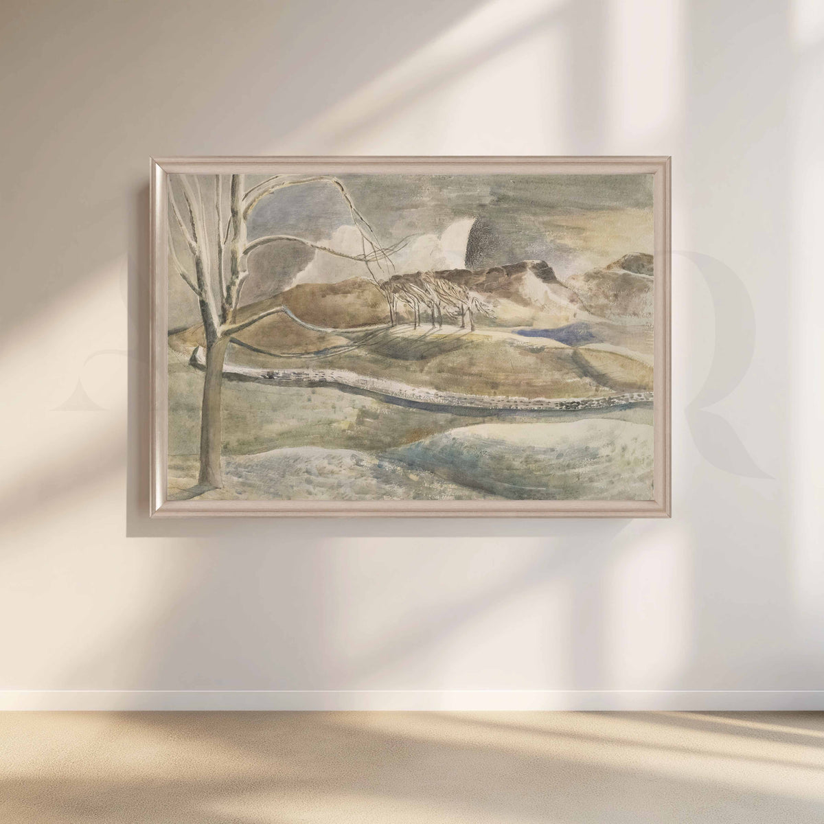Misty Mountain Landscape Canvas Artwork – Asha Art Studio – Image 4