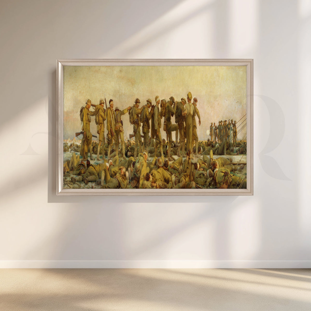 Gassed – Aftermath of War Canvas Artwork – Asha Art Studio – Image 4