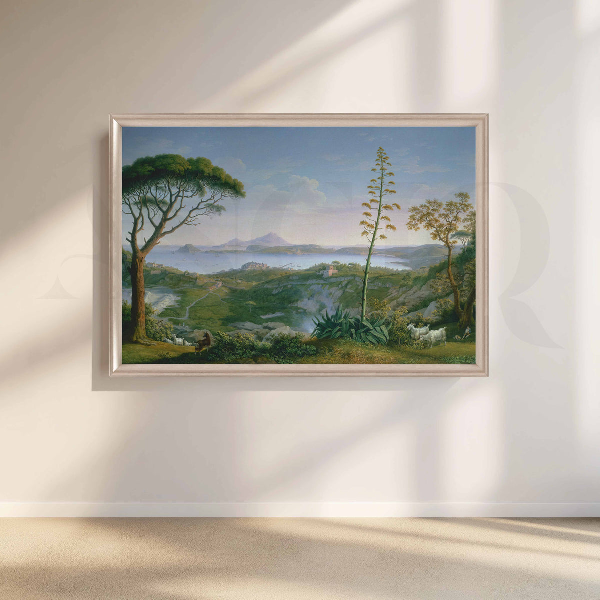 Classical Coastal Landscape Canvas Artwork – Asha Art Studio – Image 5