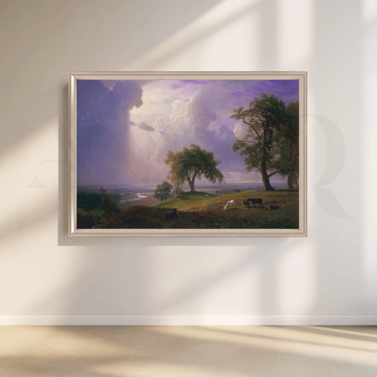 Dramatic Pasture Sky Canvas Artwork – Asha Art Studio – Image 4