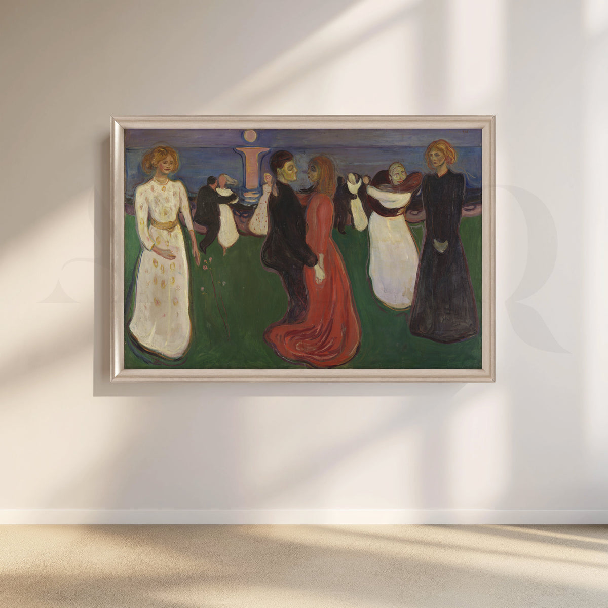 The Dance of Life (Edvard Munch) Canvas Artwork – Asha Art Studio – Image 4