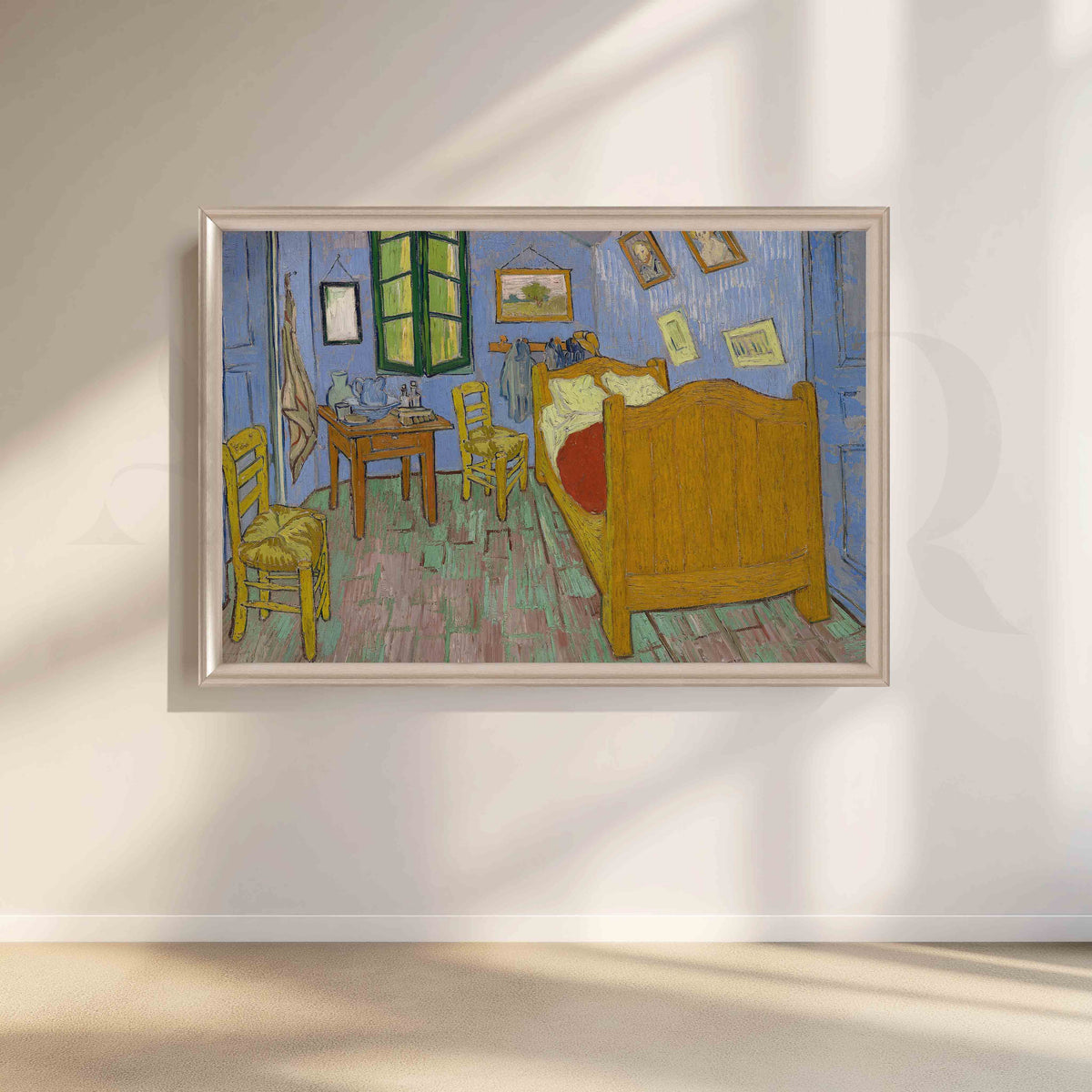 Bedroom in Arles Post-Impressionist Canvas Artwork – Asha Art Studio – Image 4