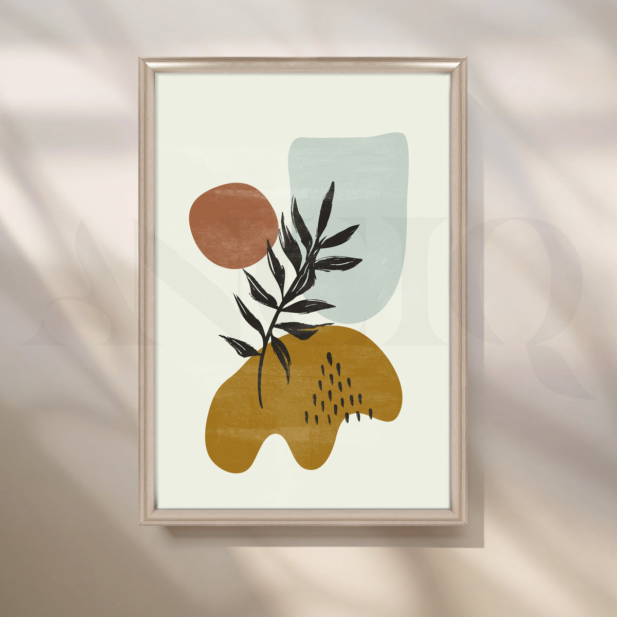 Organic Shapes and Natural Elements Boho Art – Asha Art Studio – Image 4