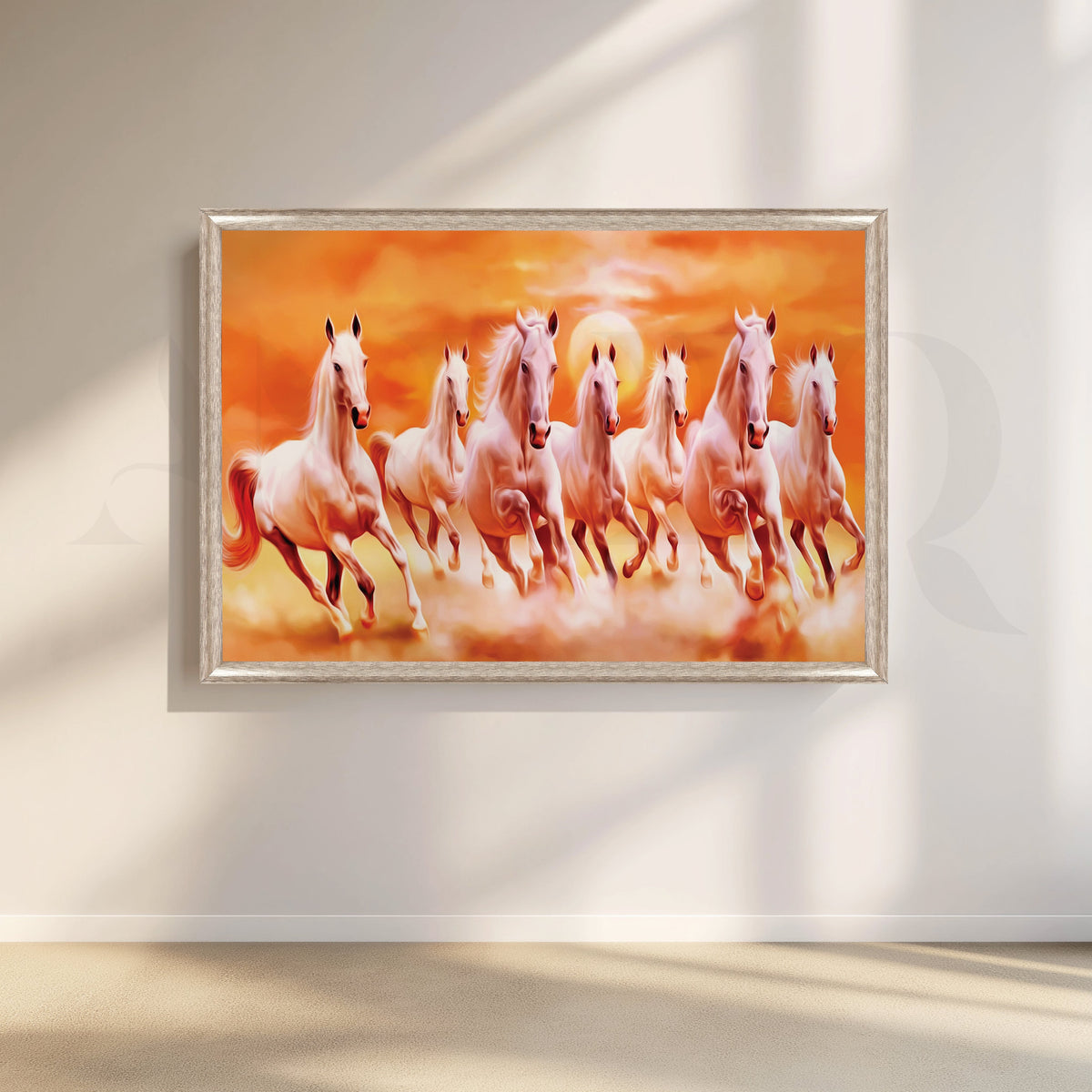 Graceful Gallop Horse Canvas Artwork – Asha Art Studio – Image 4