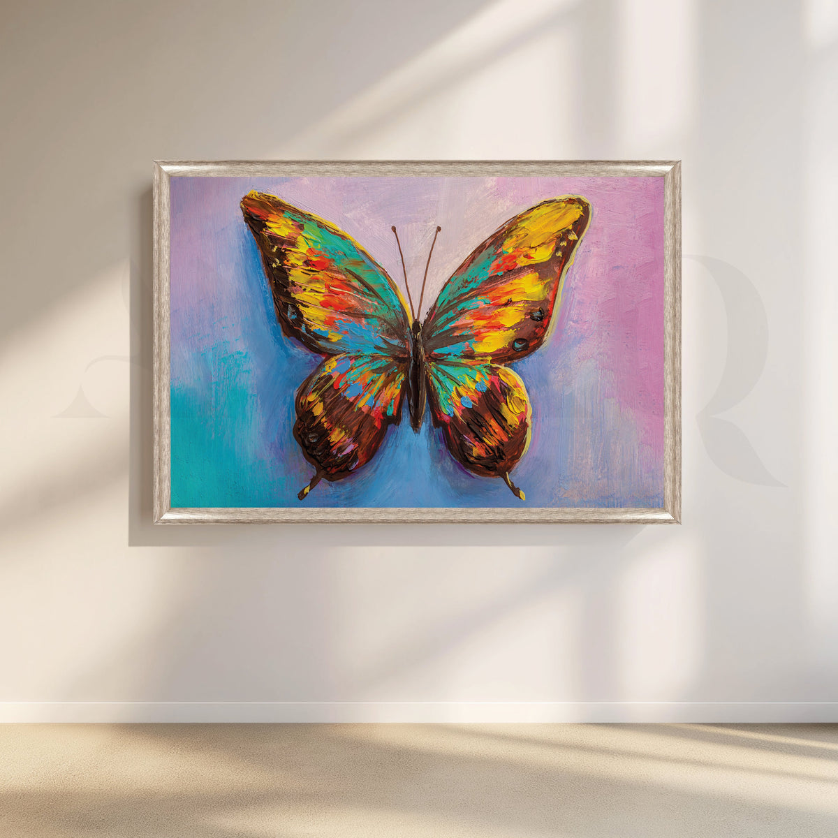 Fluttering Kaleidoscope Canvas Artwork – Asha Art Studio – Image 4