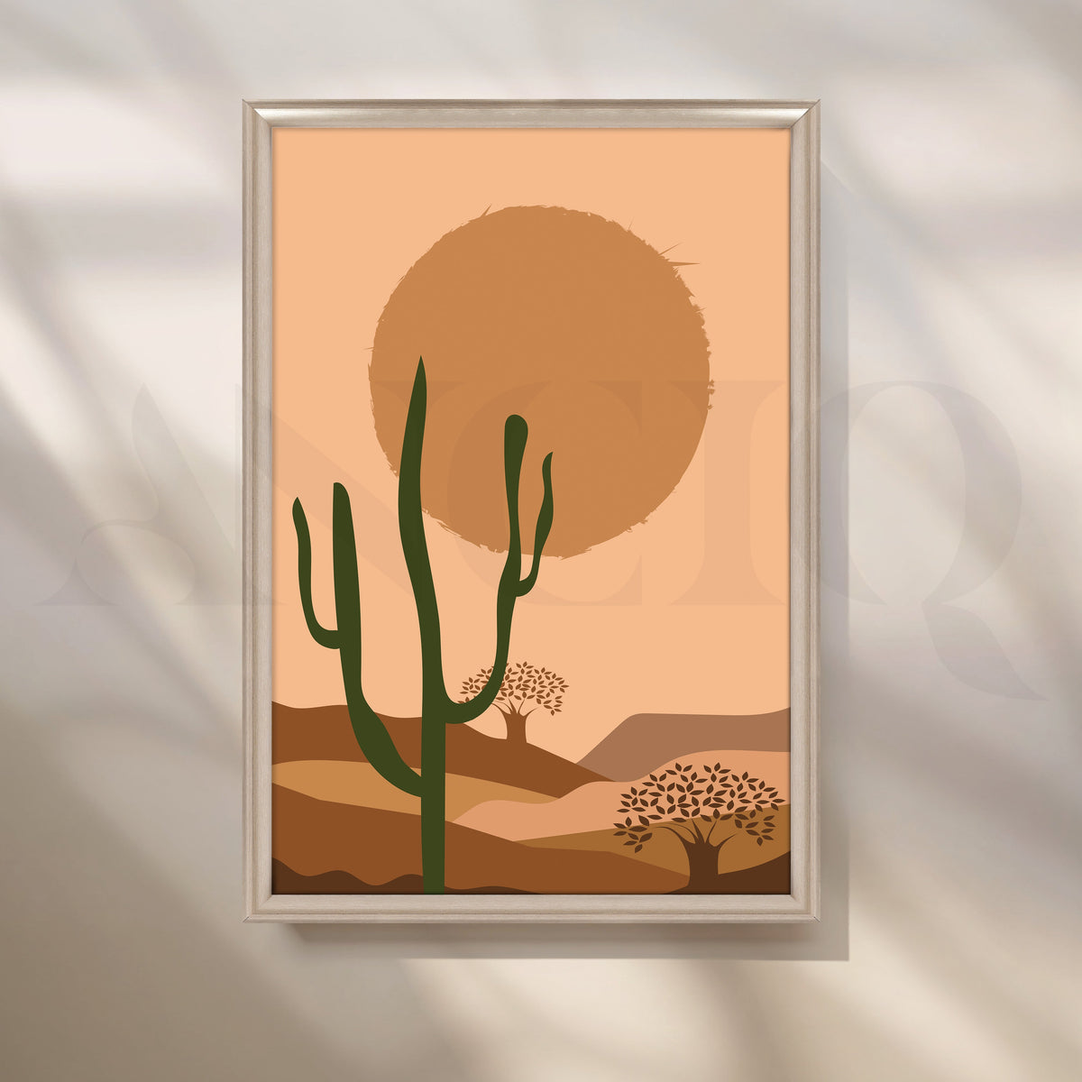 Desert Serenity Canvas Artwork – Asha Art Studio – Image 4