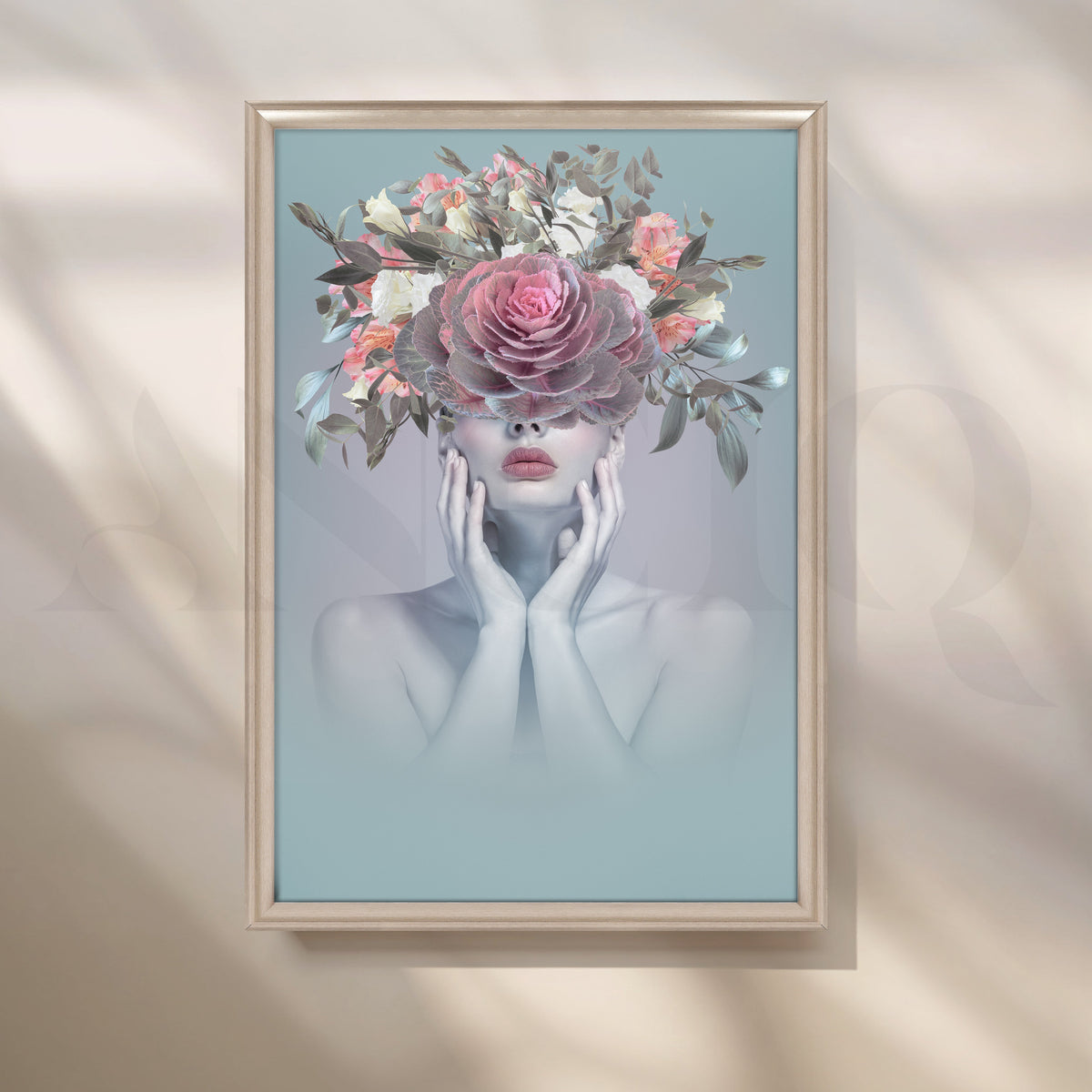 Blossoming Thoughts Boho Canvas Artwork – Asha Art Studio – Image 4
