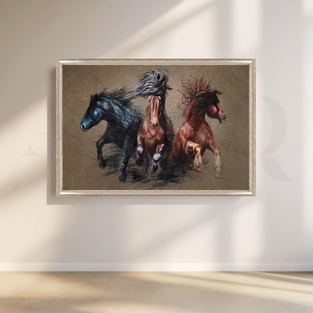 Graceful Jumps Canvas Artwork – Asha Art Studio – Image 4