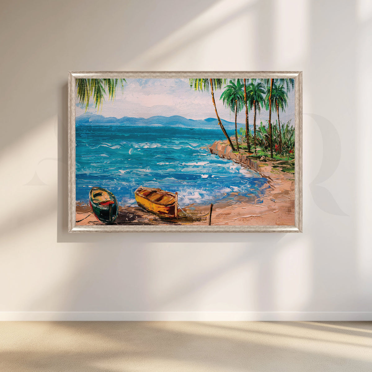 Paradise Cove Canvas Artwork – Asha Art Studio – Image 4