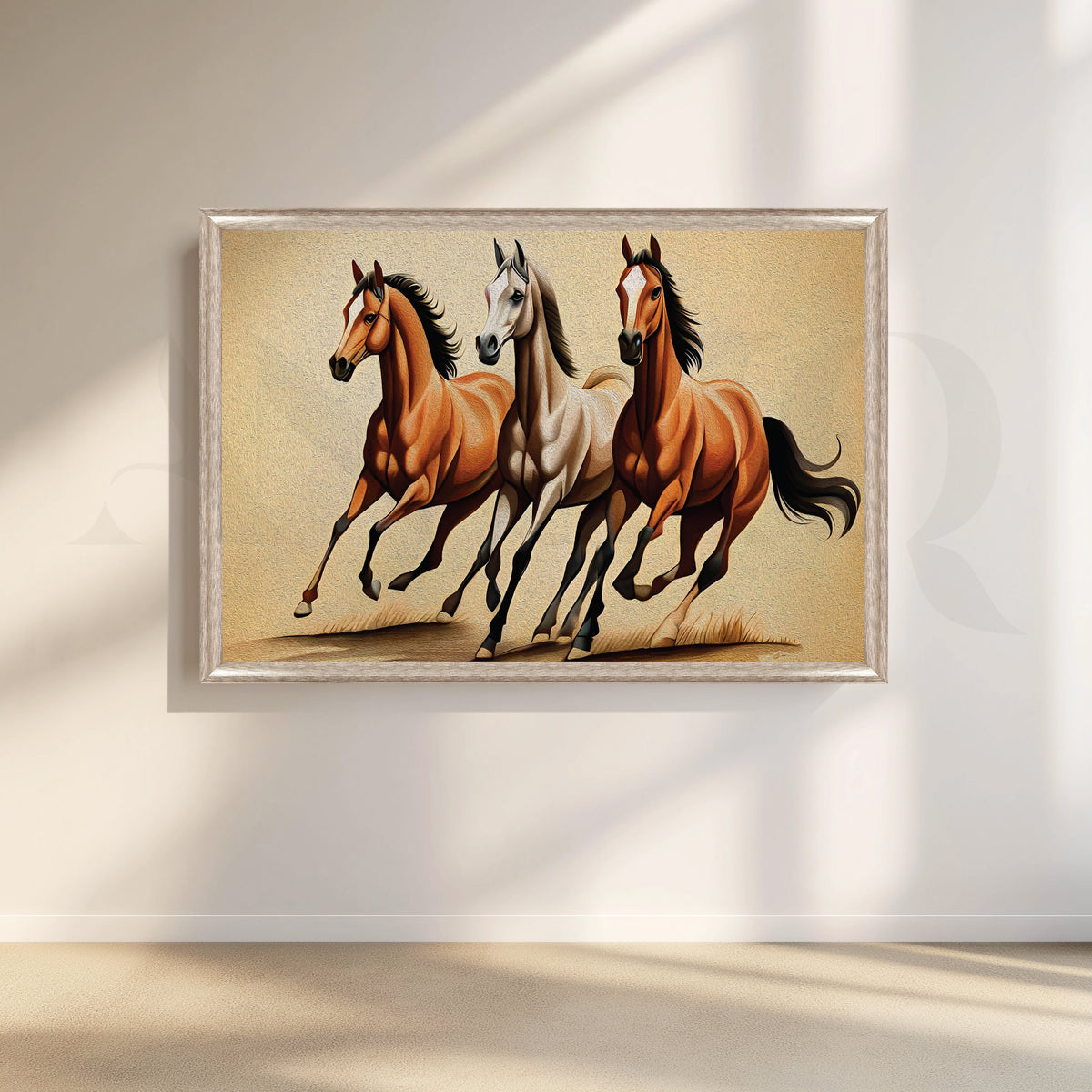 Dynamic Trio Canvas Artwork – Asha Art Studio – Image 4