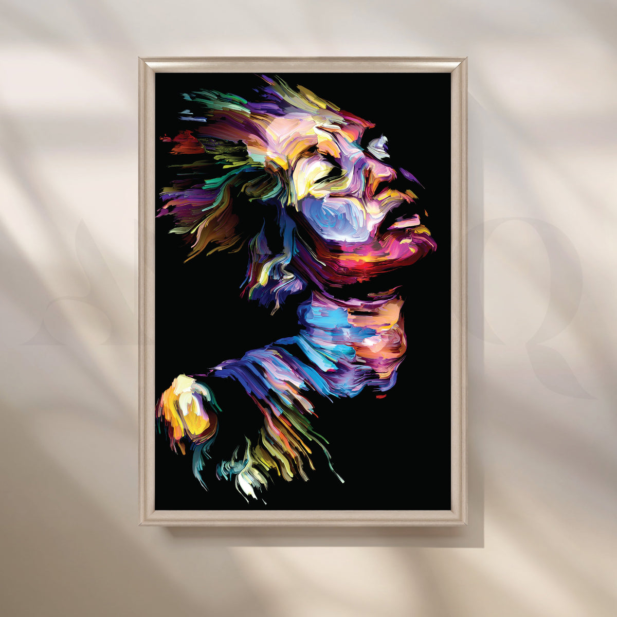 Ephemeral Odyssey Canvas Wall Artwork – Asha Art Studio – Image 4