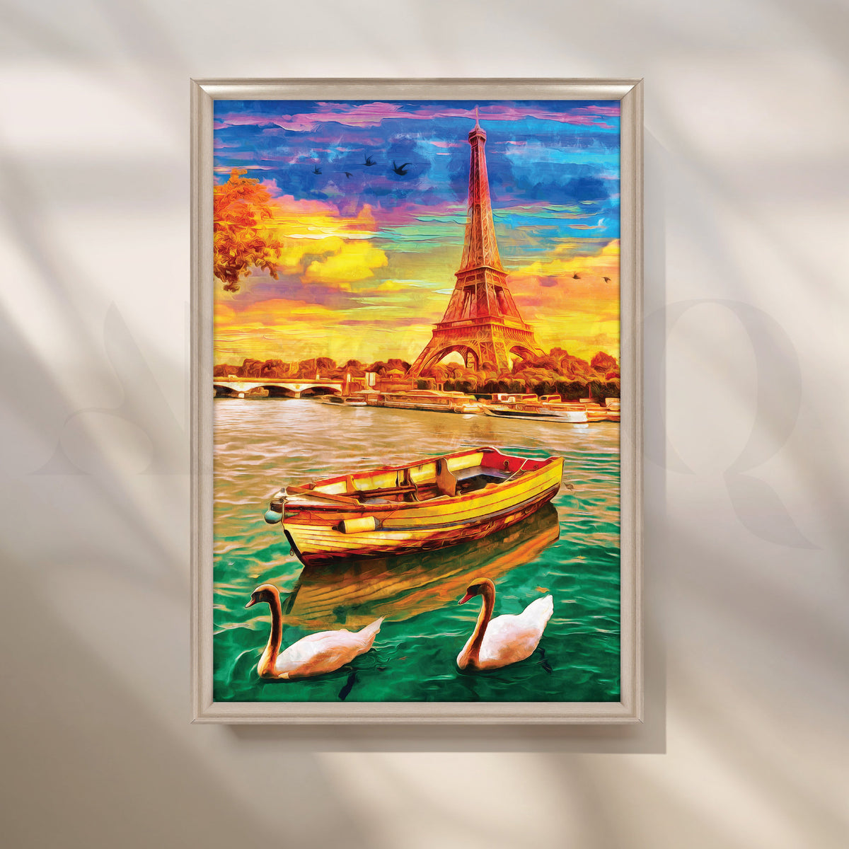 Ethereal Abstraction Canvas Artwork – Asha Art Studio – Image 4
