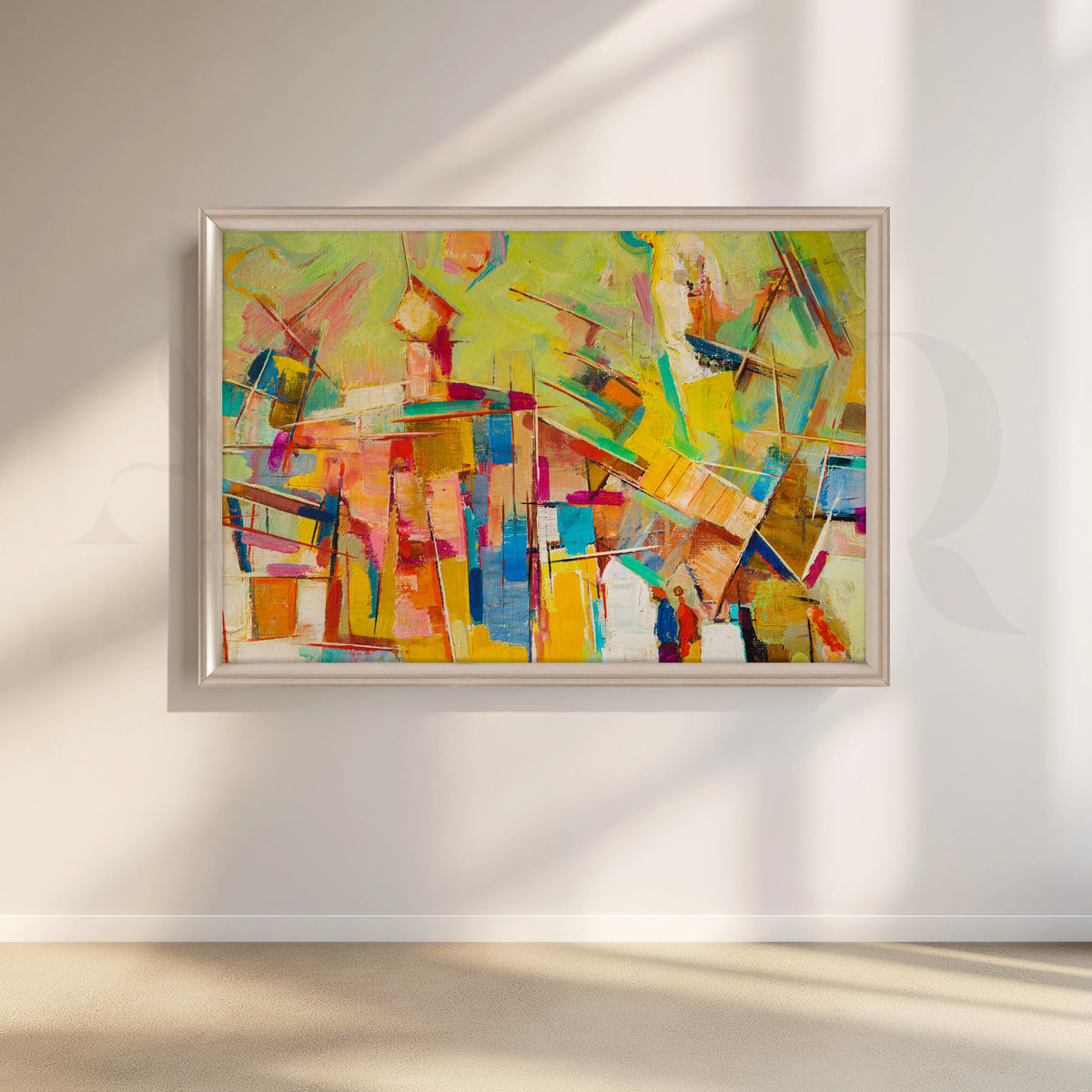 Colorful Abstract Canvas Artwork – Asha Art Studio – Image 4