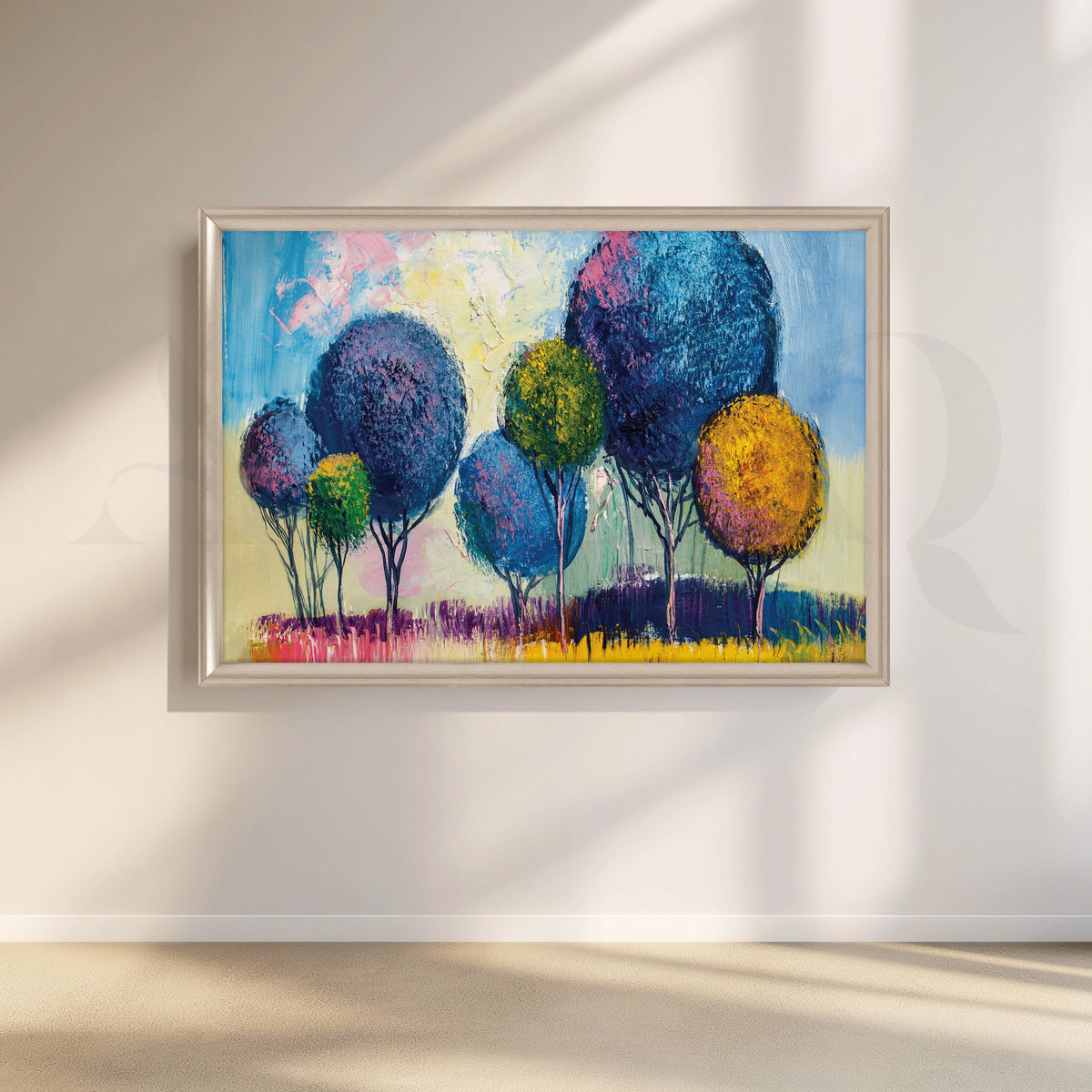 Majestic Serenity Canvas Abstract Artwork – Asha Art Studio – Image 4