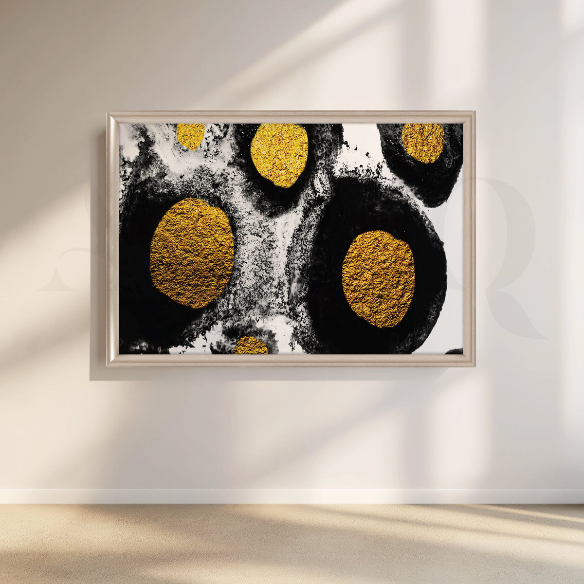 Circular Serenity Canvas Artwork – Asha Art Studio – Image 4